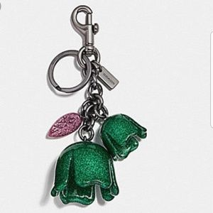 Coach rose charm